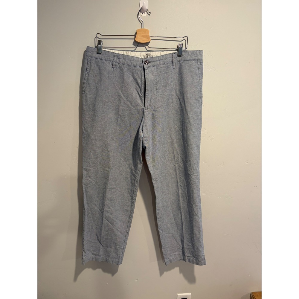 Dockers Pacific Collection Field Khaki Blue Cotton Chino Pants 36x30